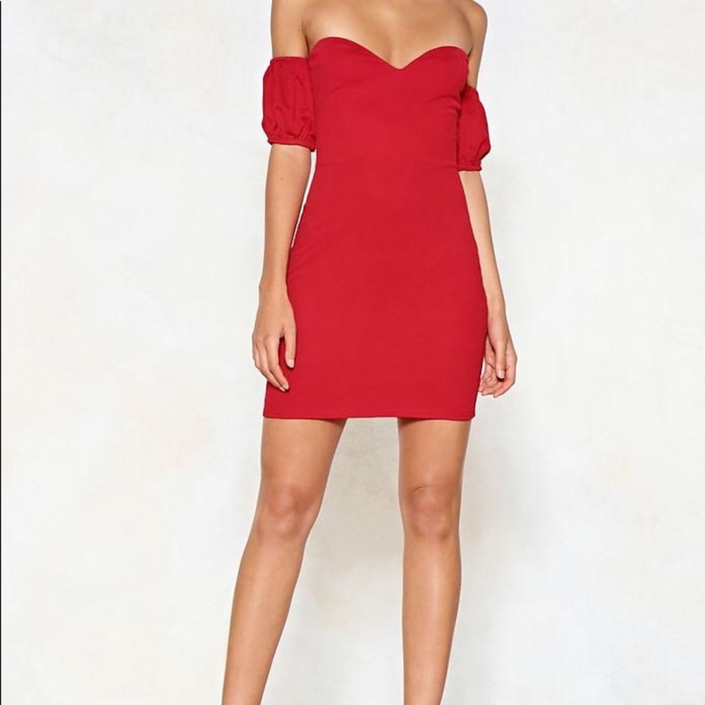 🔥BRAND NEW Nasty Gal Off The Shoulder Dress🔥